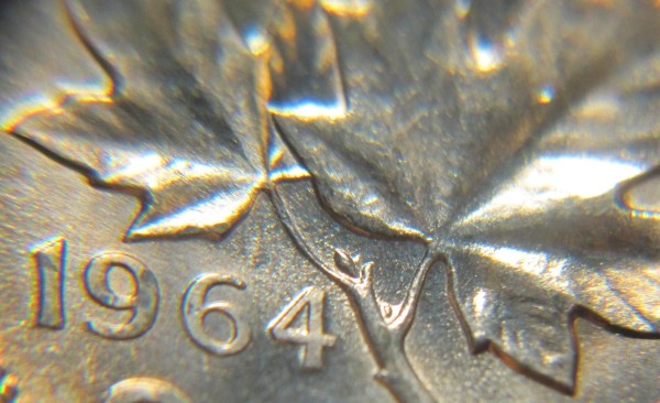 Small-Hoard-Of-1964-Extra-Spine-1-Cent-Pieces
